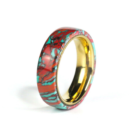 The Desert Crown 24kt Gold Plated Tungsten Sonoran Sunset TruStone (6)