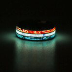 The Lumen Valor, Titanium Ring, White Opals, America Glow Powders (11)