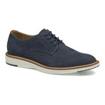 Tumbled Nubuck Upton Plain Toe Derby // Navy (10)