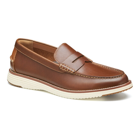 Leather Upton Penny Loafer // Brown (8)