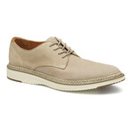 Nubuck Perfed Plain Toe Derby // Taupe (8)