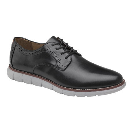 Leather Holden Plain Toe Derby // Black (7)
