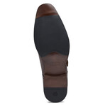 Leather Richland Monk Strap // Mahogany (8)