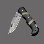 Damascus Folding Knife // 7015