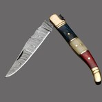 Damascus Folding Knife // 7017