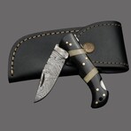 Damascus Folding Knife // 7015