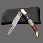 Damascus Folding Knife // 7017