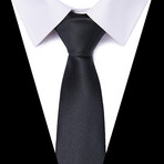 Formal Men’s Necktie // Classic Black Texture