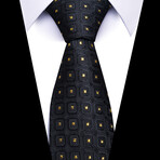 Formal Men’s Necktie // Textured Square Check