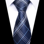 Formal Men’s Necktie // Midnight Plaid