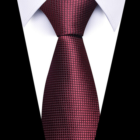 Formal Men’s Necktie // Wine Red