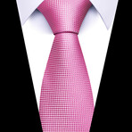 Formal Men’s Necktie // Pink Prism Weave