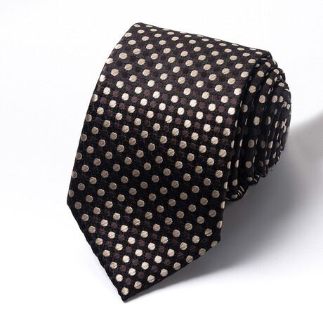 Formal Men’s Necktie // Golden Noir
