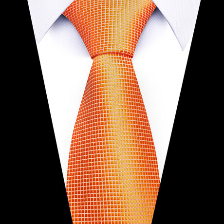 Formal Men’s Necktie // Sunset Pixel Pattern