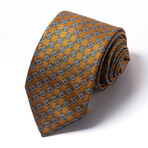 Formal Men’s Necktie // Golden Mosaic
