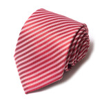 Formal Men’s Necktie // Crimson Wave Stripe