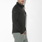 Cargo Zip Overshirt // Black (S)