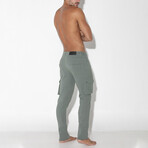 Cargo Zip Pant // Khaki (28)