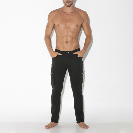 Cargo Zip Pant // Black (28)