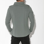 Cargo Zip Overshirt // Khaki (S)