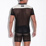 Openwork Polo // Black (S)