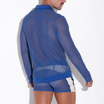 Openwork Jacket  // Steel Blue (S)