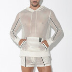 Crochet Hoody // Off-White (S)