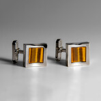 Genuine Tigers Eye Cufflink // 18 g