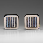 Genuine Sodalite Cufflink // 18.3