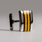 Genuine Tigers Eye Cufflink // 18.7 g // v.2