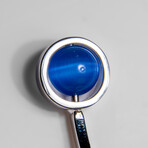 Genuine Cat's Eye Synthetic Sapphire Cufflink