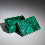 Genuine Malachite Jewelry Box