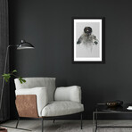 Astronaut II by Dániel Taylor (24"H x 16"W x 1"D)