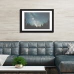 Stars Over The Forest III by Luke Anthony Gram (16"H x 24"W x 1"D)