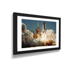 Space Shuttle Challenger Lift Off (1983) by NASA (16"H x 24"W x 1"D)