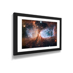 Celestial Snow Angel S106 Nebula (Hubble Space Telescope) by NASA (16"H x 24"W x 1"D)