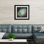 Extreme Detail, Crab Nebula, Messier 1 by NASA (16"H x 16"W x 1"D)