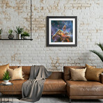 Mystic Mountain in Carina Nebula II (Hubble Space Telescope) by NASA (16"H x 16"W x 1"D)