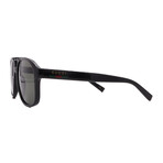 GUCCI // Men's // GG1856S 001 Aviator Sunglasses // Black + Gray