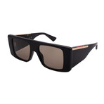 Gucci // Men's // GG1888S 001 Square Sunglasses // Black + Gray Lenses