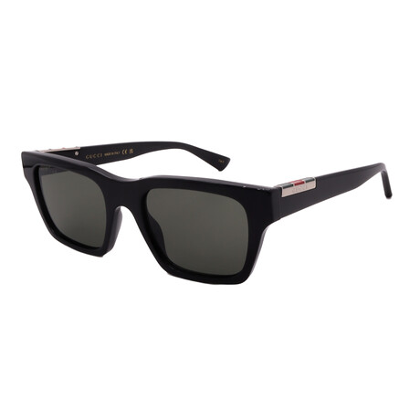 Unisex  // GUCCI GG1889S 001 Square Sunglasses // Black  + Gray Lenses