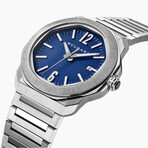 Bulgari Octo Roma Blue Clous De Paris Automatic // 103739 // Pre-Owned