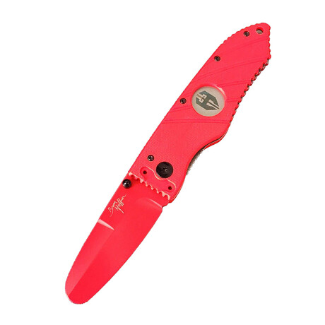 3.5" Folding Knife // Red Trainer
