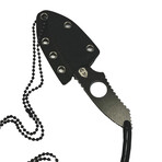 Bodyguard Fixed Blade Neck Knife // Spearpoint