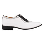 Debonair // Leather Oxfords // Black + White (US: 7)