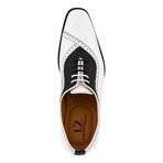Debonair // Leather Oxfords // Black + White (US: 7)