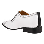Debonair // Leather Oxfords // Black + White (US: 7)