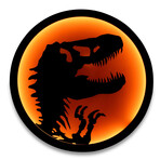 Jurassic Park // T-Rex Logo LED Wall Light Sign