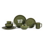 HALO // Master Chief 117 Stoneware 8-Piece Dinnerware Set // Plates, Bowls, Mugs