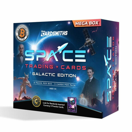 SPACE: Galactic Edition Trading Cards Inner Case // 6 Mega Boxes